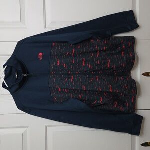 The North Face Novelty 100 Cinder Full-Zip Print Fleece Jacket/ L